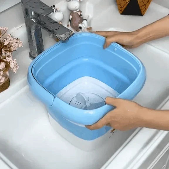Mini tvättmaskin för portabel användning: snabb tvätt och torkning