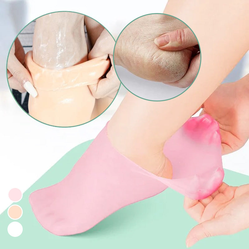 Calze in silicone per piedi morbidi e curati