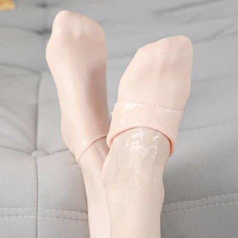 Calze in silicone per piedi morbidi e curati